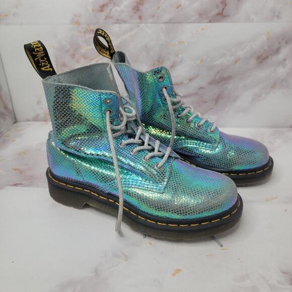 Dr. Martens 1460 Pascal Iridescent 8-Eye Boot Size 6 - Picture 4 of 16